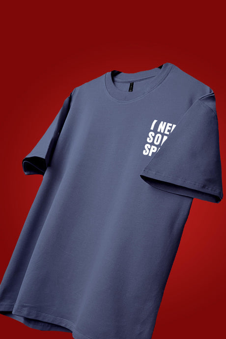 NEED SPACE OVERSIZED T-SHIRT